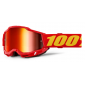 Μάσκα μηχανής motocross 100% ACCURI2 RED - MIRROR RED thumb